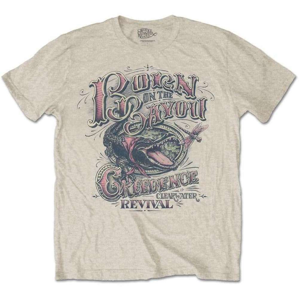 Creedence Clearwater Revival Band T Shirt Born On The Bayou 1 Shirt